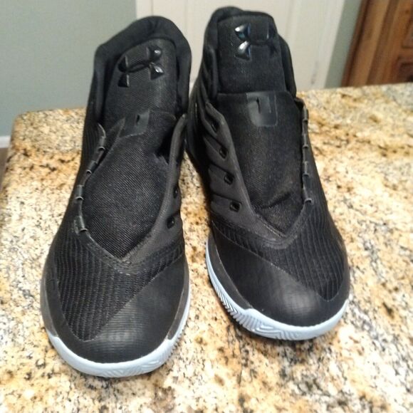 Under Armour Curry 3 Black Carolina Blue 1269279-004 Basketball Shoes Sz 13 - Picture 9 of 12